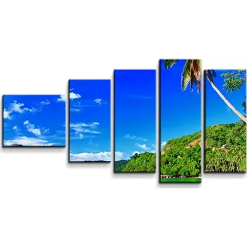 Obraz Sablio Obraz - 5-dílný Pláž 2 - 100x60 cm