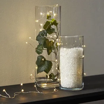 Vánoční dekorace LED světelný řetěz 100 světýlek délka 6 m Star Trading Dew Drop - stříbrný