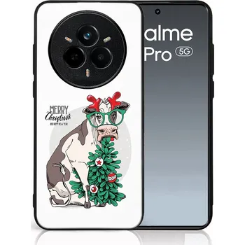 Vánoční dekorace VSECHNONAMOBIL 126828 MY ART Kryt s vánočním designem Realme 14 Pro+ 5G MERRY CHRISTMAS (074)