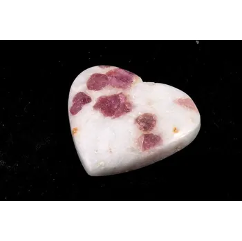 Přírodní kámen Kabošon Růžový Turmalín č.7372 (26x30x6mm)