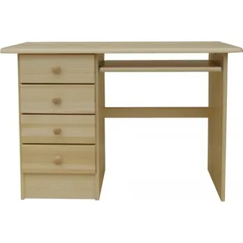 Psací stůl Psací stůl B-04L 4S - masiv borovice