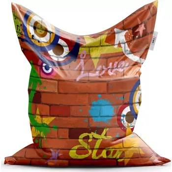 Sedací pytel Sablio Sedací vak Classic Zeď - 150x100 cm