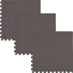 Pěnová podložka HUMBI 180 × 60, velké voděodolné puzzle, bezpečné, 3 ks, hnědá