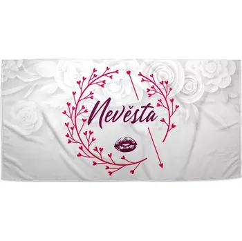 Osuška Sablio Ručník Nevěsta - 50x100 cm