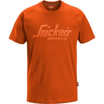 Pánské tričko Tričko Snickers Workwear oranžové - Oranžová / L / L / oranžová