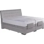 BLANÁŘ Motorový boxspring ASTRID, 180x200, šedá