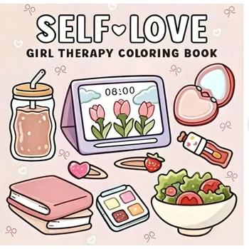 Antistresové omalovánky ANTISTRESOVÁ OMALOVÁNKA COZY AND CUTE SELF LOVE - ROZTOMILÁ A RELAXAČNÍ COCO