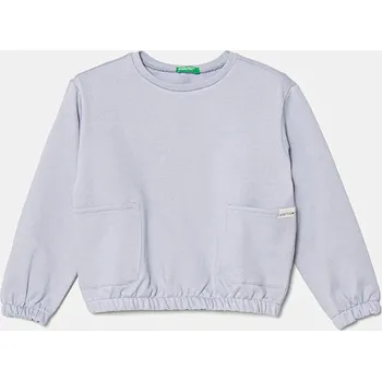 Oblečení a móda Dětská bavlněná mikina United Colors of Benetton 3UNIG10IO.P.Seasonal modrá 05X, vel. 116