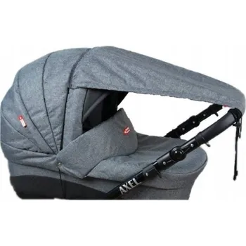 Kočárek Clona na kočárek - šedá