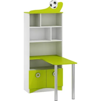 Dětská skříň Regál s psacím stolem N36 - Fotbal
