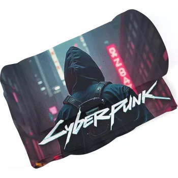 deka Sablio Deka Cyberpunk 2077 Pohled do města - 150x120 cm