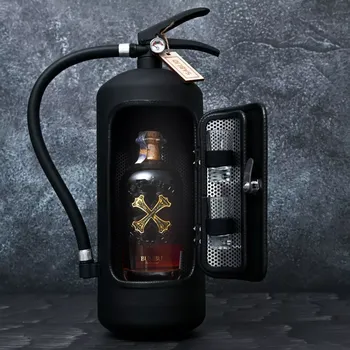 Rum Sablio Luxusní dárkový hasičák - Bumbu Rum 15y - Černý