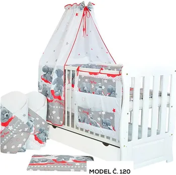 Dětská postýlka Postýlka s kompletní výbavou classic model - 120