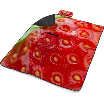 deka Sablio Plážová deka Detail jahody: 200x140 cm