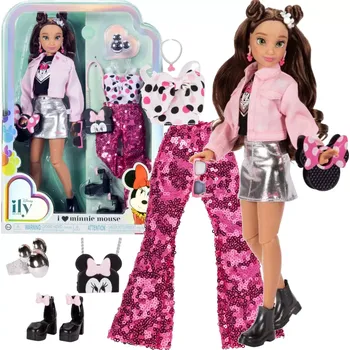 Disney ILY 4Ever módní panenka inspirovaná MINNIE MOUSE s doplňky 30 cm
