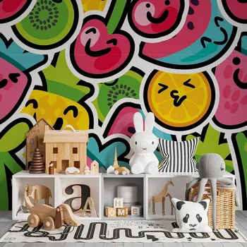 Tapeta Sablio Tapeta Veselé ovoce - 125x75 cm