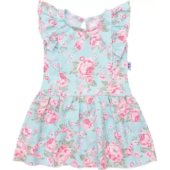 Kojenecké šaty Letní bavlněné šatičky s růžemi NEW BABY