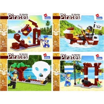 ostatní stavebnice Stavebnice piráti s doplňky – 4 varianty