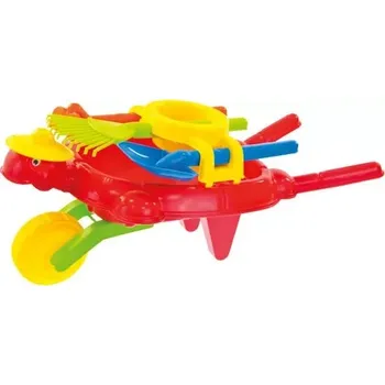 Hra na zahradu Zahradní kolečko Želva pro děti se sadou zahradního náčiní