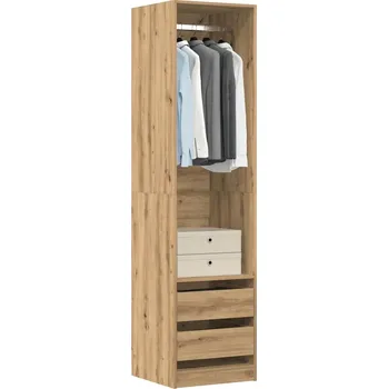 Příborník a kredenc zahrada-XL Šatní skříň dub artisan 50 x 50 x 200 cm kompozitní dřevo 3318629