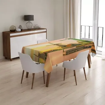 ubrus Sablio Ubrus Větrné mlýny - 130x170 cm