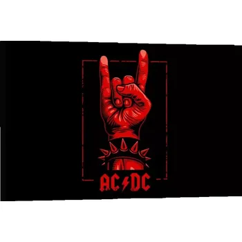 Obraz Sablio Obraz ACDC Červená ruka - 60x40 cm