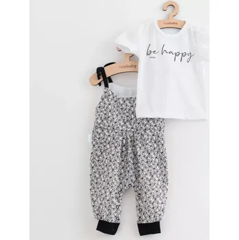 Kojenecká souprava Letní dívčí souprava New Baby Be Happy, 2dílná, velikost 62 (3–6 měsíců)