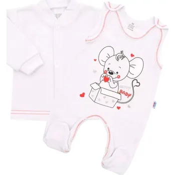 Kojenecká souprava Kojenecká souprava New Baby Mouse bílá 80 (9–12 měsíců)