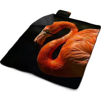 deka Sablio Plážová deka Plameňák: 200x140 cm