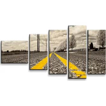 Obraz Sablio Obraz - 5-dílný Cesta - 100x60 cm