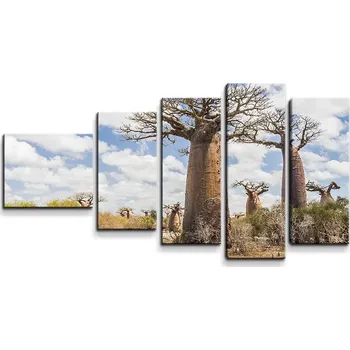 Obraz Sablio Obraz - 5-dílný Strom - 100x60 cm