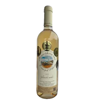 Víno Sylvánské modré pozdní sběr 2024 polosuché (Bílé polosuché víno)