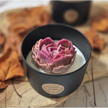 Svíčka AMI LUMEA Sójová svíčka AMI LUMEA, Dvojbarevná růže