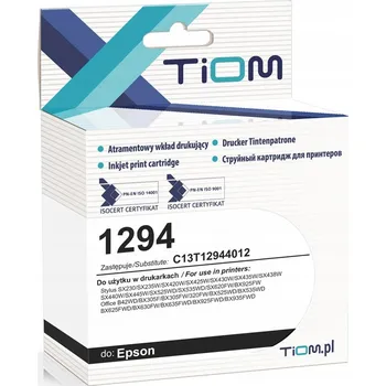 Žlutá inkoustová kazeta TiOM pro tiskárny Epson