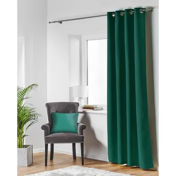 Závěs Závěs Velvet 140/250 cm s oky - tmavě zelená