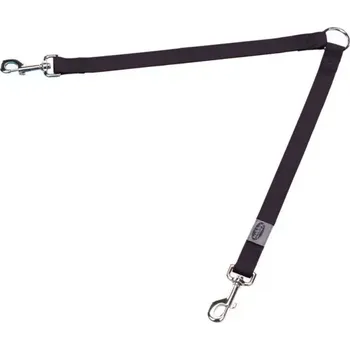 Vodítko pro psa Nobby rozdvojka na vodítko černá 2 x 30cm / 10mm
