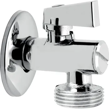 Obklad Pračkový rohový ventil s filtrem krytkou a kov.pákou1/2x3/4"