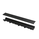 Alca Venkovní žlab 60 mm s plastovým rámem a plastovým roštem A15 AVZ112-R501