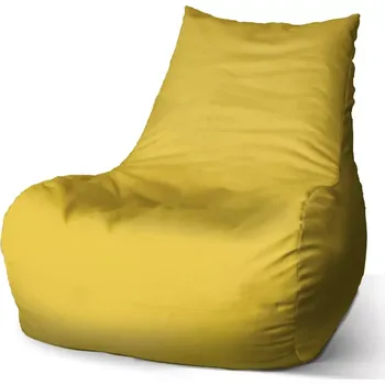 Sedací pytel Sablio Sedací vak Bean Žlutá 3 - 60 x 70 x 70 cm