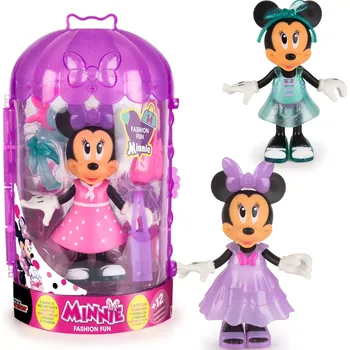 Panenka Disney Minnie Mouse módní panenka se skříní a oblečky