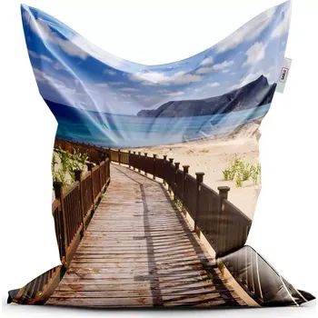 Sedací pytel Sablio Sedací vak Classic Chodníček na pláž - 150x100 cm