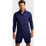 NORDICDOTS Pánské tričko s dlouhým rukávem L MODRÁ