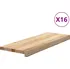 Nášlap na schod vidaXL 3282929 nášlap na schody neošetřený 12 ks 70 x 25 x 2 cm přírodní masivní dub