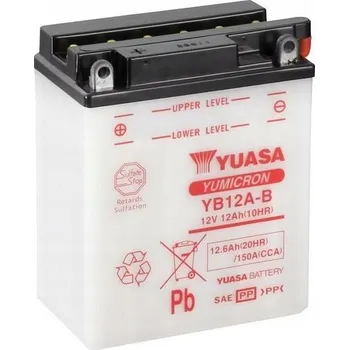 Motobaterie Akumulátor Kyselý/Obslužný/Startovací YUASA 12V 12Ah 150A L+