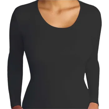 Dámské tričko Dámské Tričko EMILI LENA, černé bavlna , 3XL