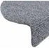 Nášlap na schod vidaXL Samolepící nášlapy na schody vpichované půlkruh 15 ks 56 x 17 x 3 cm