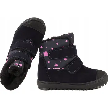 Dívčí zimní obuv MAZUREK 1370 ZATEPLENÉ ZIMNÍ BOTY SNĚHULE VODĚODOLNÉ S MEMBRÁNOU vel. 32