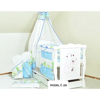 Dětská postýlka Postýlka s kompletní výbavou classic model - 29