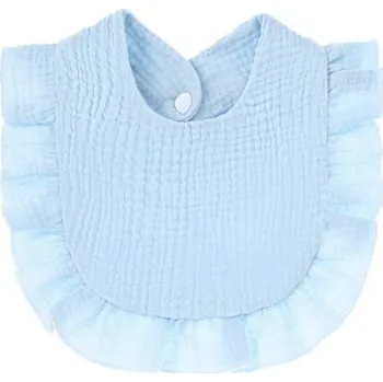 Bryndák Mušelínový bryndák s volánkem / světle modrá