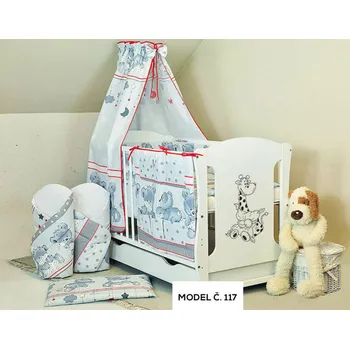 Dětská postýlka Postýlka s kompletní výbavou classic model - 117